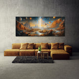 Galaxy Cosmic Landscape Planets 19 Wall Art