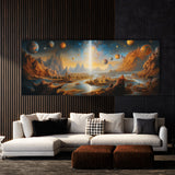 Galaxy Cosmic Landscape Planets 19 Wall Art