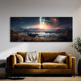 Galaxy Landscape Planetary 48 Wall Art