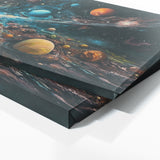 Galaxy Landscape Planets 16 Wall Art