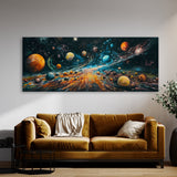 Galaxy Landscape Planets 16 Wall Art