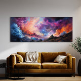 Galaxy Nebula Landscape 46 Wall Art