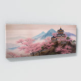 Japanese Castle Cherry Blossom 10 Wall Art