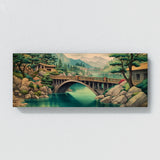 Japanese River Boat Bridge 37 Wall Art