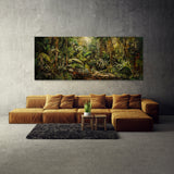 Jungle Impasto Landscape 62 Wall Art