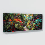 Jungle Impasto Path Brush Colors 64 Wall Art