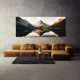 Lake Landscape Reflection 58 Wall Art