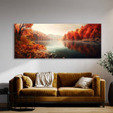 Lake Landscape Serene 49 Wall Art