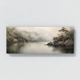 Lake Misty Landscape 11 Wall Art