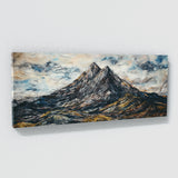 Mountain Impasto Landscape 44 Wall Art