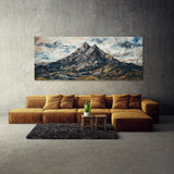 Mountain Impasto Landscape 44 Wall Art