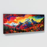 Mountain Landscape Dramatic Sky 23 Wall Art