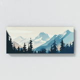 Mountain Minimalist Landscape 103 Wall Art