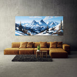 Mountain Realistic Sky 3 Wall Art