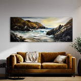 Ocean Rocky Coastline Bold Drama 210 Wall Art