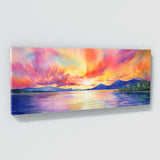Sunrise Vibrant Watercolor 207 Wall Art
