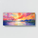 Sunrise Vibrant Watercolor 207 Wall Art
