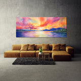 Sunrise Vibrant Watercolor 207 Wall Art