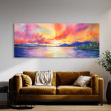 Sunrise Vibrant Watercolor 207 Wall Art