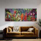 Tropical Impasto Garden 60 Wall Art