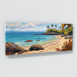 Tropical Impasto Sand Rocks 114 Wall Art