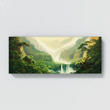 Tropical Landscape Misty 85 Wall Art