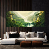 Tropical Landscape Misty 85 Wall Art