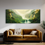 Tropical Landscape Misty 85 Wall Art