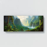 Tropical Landscape Misty 87 Wall Art