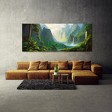 Tropical Landscape Misty 87 Wall Art