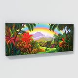 Tropical Landscape Rainbow 101 Wall Art