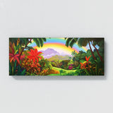 Tropical Landscape Rainbow 101 Wall Art