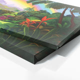 Tropical Landscape Rainbow 101 Wall Art