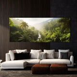 Tropical Landscape River Canopy 125 Wall Art