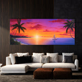 Tropical Sailboat 98 Wall Art