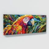 Tropical Vibrant Bird Impasto 126 Wall Art