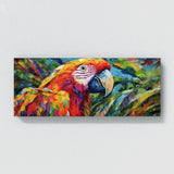 Tropical Vibrant Bird Impasto 126 Wall Art