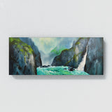 Waterfall Impasto Mystical 105 Wall Art