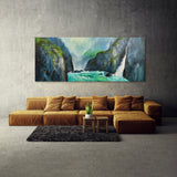 Waterfall Impasto Mystical 105 Wall Art