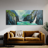 Waterfall Impasto Mystical 105 Wall Art