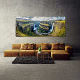 Waterfall Panoramic View 50 Wall Art