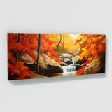 Waterfall Peaceful Autumn 83 Wall Art