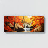 Waterfall Peaceful Autumn 83 Wall Art