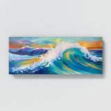 Wave Abstract Vibrant 90 Wall Art