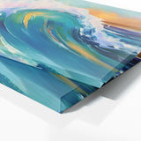 Wave Abstract Vibrant 90 Wall Art