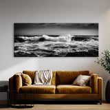 Wave Black White 61 Wall Art