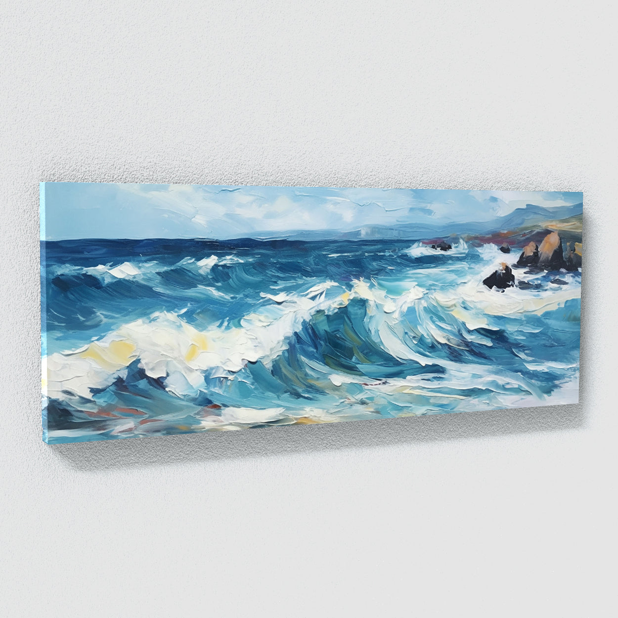 Wave Sunny Colors 13 Wall Art