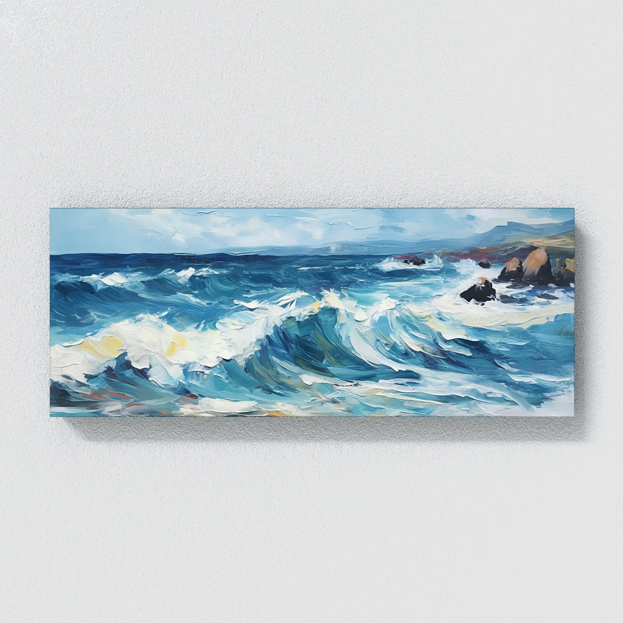 Wave Sunny Colors 13 Wall Art
