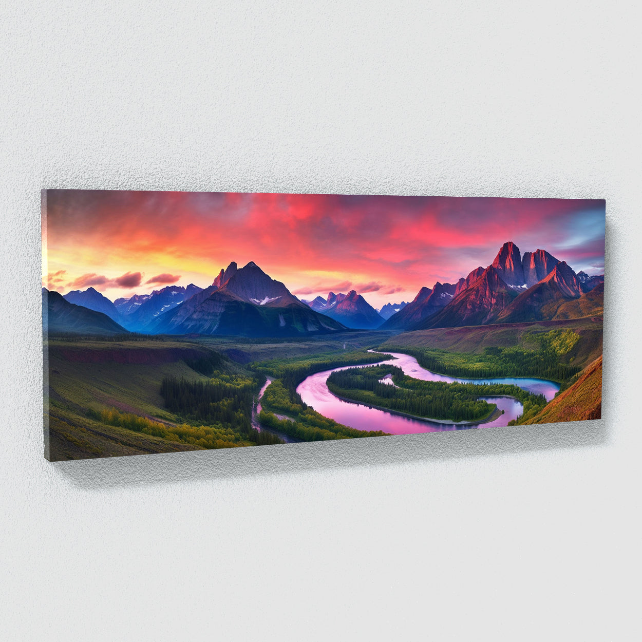 Wilderness River Colorful 117 Wall Art