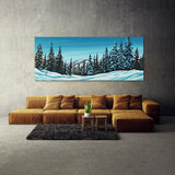 Wilderness Snowy Evergreen 59 Wall Art